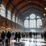 Intérieur de la Gare de Lyon Paris