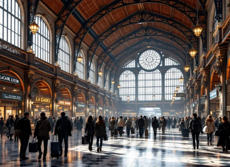 Intérieur de la Gare de Lyon Paris